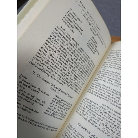 1969 A World Of Hearty Soups John Philips Cranwell Vintage Hardcover Cookbook - Picture 16 of 16